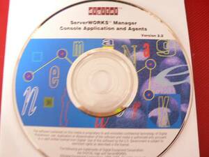 送料最安 \140：CD-ROM　digital ServerWORKS Manager Console Application and Agents Version2.2