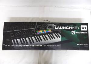 096D335A♪ NOVATION LAUNCHKEY 61 MK2 MIDIキーボード　電子ピアノ コントローラー 中古