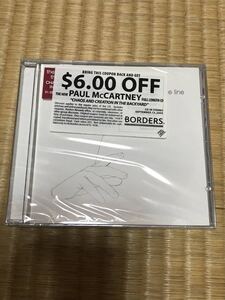 未開封 BORDERS限定 Paul McCartney fine line Single CD