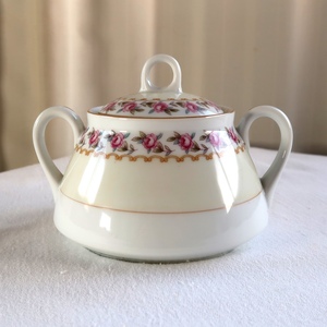 NORITAKE ノリタケ オールドノリタケ NIPPON TOKI KAISHA 花 バラ シュガーポット 中古