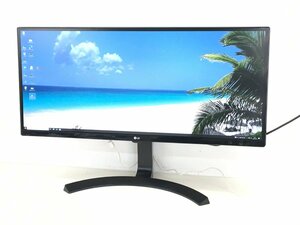 良品LG 34型 ウルトラワイドモニター 液晶ディスプレイ34WL750 34WL750-B　UWQHD（3440x1440）2019年製 （管：2E-M）　