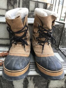 ★　SOREL　ソレル　希少　US8　26cm　スノーブーツ　CARIBOU2　アウトドア　キャンプ　VINTAGE　廃盤　雪国　登山　防寒　スキー　スノボ