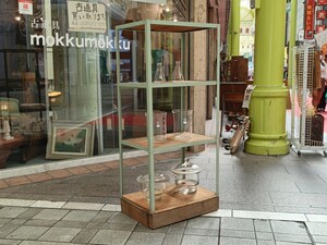 1376 古い金物屋の工具棚/アイアン/シェルフ/ラック/オープンラック/食器棚/収納棚/本棚/アンティーク/ヴィンテージ/古道具/古家具/店舗什