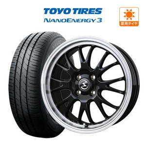 サマータイヤ ホイール 4本セット BADX エスホールド S-8M TOYO NANOENERGY ナノエナジー 3 165/55R15