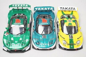 EBBRO エブロ 1/43 タカタ 童夢 NSX スーパーGT500 2008 #18 など3点セット ※ジャンク品・本体のみ