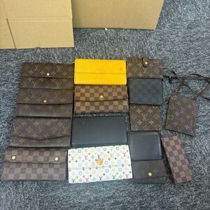 118◎1円スタート・15点まとめ売り◎ LOUIS VUITTON ルイヴィトン モノグラム ダミエ エピ 長財布 キーケース 折り財布 ポシェット 