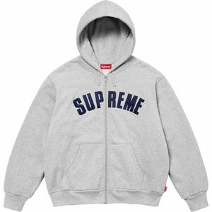 新品 国内正規品 supreme パーカー ジップ サーマル スウェット M 24AW Arc Thermal Lined Zip Up Hooded Sweatshirt Heather Grey medium 