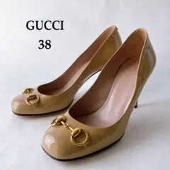 ✨使用感少なめ✨GUCCI グッチ パンプス ホースビット ベージュ 38