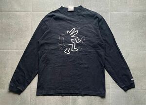 レア　USA製　キースヘリング　Keith Haring ロンT ロングTシャツ　ヴィンテージ　古着　Mサイズ