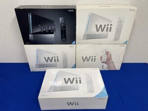 ジャンク 動作未確認 任天堂 Wii 本体 箱付き 5台 セット　　C2