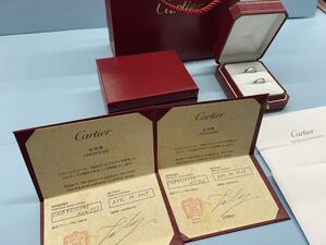 本物　正規品　新品未使用　約41万　カルティエ Cartier ダムール　指輪 ペア　結婚リング