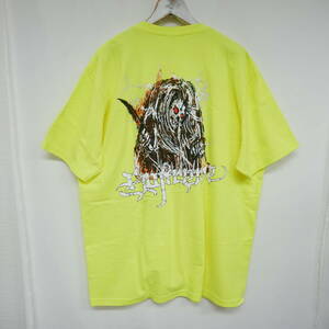 【1円】良好 国内正規 Supreme 24AW 24FW Satan Tee サタンTシャツ Fluorescen Yellow イエロー 黄色 XL