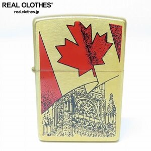 ZIPPO/ジッポー CANADA/カナダ 国旗 時計台 デザイン オンタリオ工場製 2001年製 /000