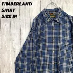 TIMBERLAND ティンバーランド　長袖チェック柄シャツ　サイズM US古着