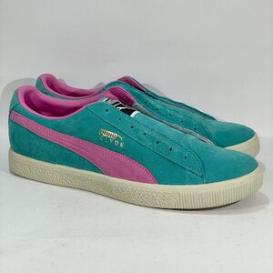 29.5cm PUMA CLYDE 181632-36 プーマ クライド ブルー ピンク メンズ スニーカー 45643 H112618