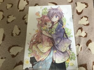 136クリアファイル　百合展 イベント限定　伊藤ハチ　月が綺麗ですね