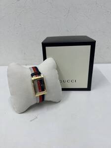 ⑩GUCCI グッチ クォーツ腕時計 アナログ　マルチカラー　マルチカ　ya147405