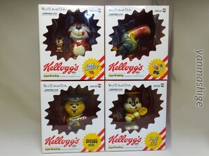 新品 VCD ヴィンテージスタイル ケロッグ全4種セット TONY TOUCAN SAM PETER HONEY メディコムトイ Kellogg トーカンサム ピ－ター ハニー