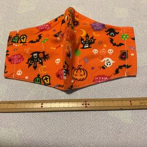 立体マスク ハンドメイド　ハロウィン　冬　予防　仮装