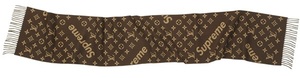 【新品】Louis Vuitton/Supreme Monogram Scarf LOUIS VUITTON Supreme ルイ・ヴィトン×シュプリーム　マフラー