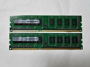 シー・エフ・デー販売 CFD販売 デスクトップPC用メモリ DDR3-1600 (PC3-12800) 4GB×2枚=8GB 240pin Panram D3U1600PS-4G　稼働確認