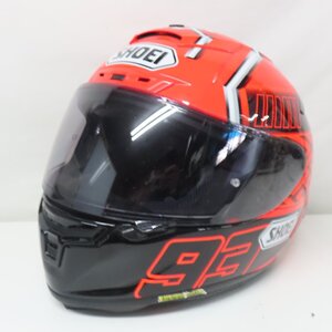 【中古美品】SHOEI ショウエイ X-Fourteen MARQUEZ4 フルフェイスヘルメット Lサイズ マルク・マルケス選手 X-14 レーサー バイク 二輪