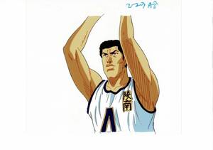 スラムダンク SLAM DUNK 魚住純 セル画 原画 動画 井上雄彦 集英社 週刊少年ジャンプ 東映動画【A143】