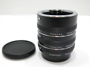 【 美品 】CONTAX 中間リングセット 13mm 20mm 27mm コンタックス [管ET61]