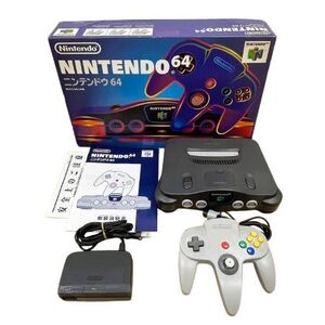 ★【Nintendo/任天堂/ニンテンドー】NINTENDO 64 本体 ゲーム機 おもちゃ 玩具 アンティーク コレクション★18345