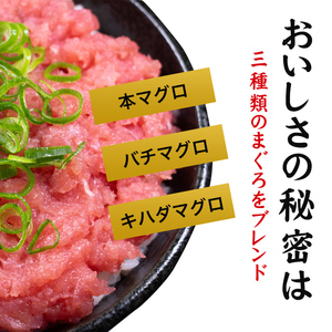 特選!本マグロ入りねぎとろ 500g（冷凍）送料無料