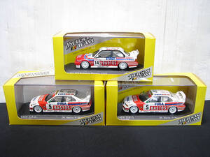 エ. ミニチャンプス 1/43　BMW 318is 24h de Spa 1994 #5　BMW M3 Belgian Procar 1993 ＃14　3台 ミニカー　デッドストック品