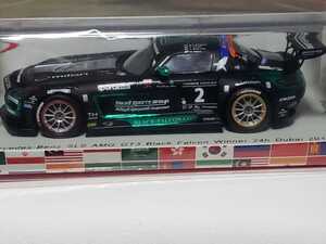 新品 1/43 スパーク SPARK Mercedes SLS GT3 AMG No.2 Winner Dubai 24h 2015 A. Al Faisal - H. Haupt - Y. Buurman - O. Webb