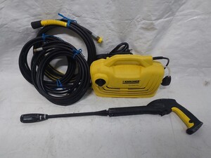 sr1234 103 動作品 KARCHER 高圧洗浄機 K2 ケルヒャー 家庭用高圧洗浄機 家庭用 家電 ホース付 現状品 中古