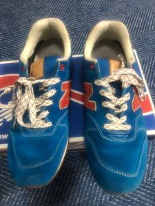 ニューバランス996BLUE26.5cm MRL996ATワイズD スニーカーnew balance996