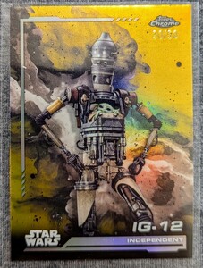 2024 Topps Chrome Star Wars スター・ウォーズ IG-12 20/50