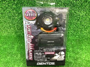 未使用品 GENTOS ジェントス LED ヘッドライト ヘッドウォーズ HW-X433HD 【1】