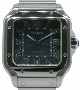 ★新品同様！箱保付！Cartier カルティエ WSSA0030 サントス ドゥ カルティエ LM ウォッチ ブルー 自動巻き メンズ★