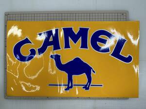 H【貴重/当時物/非売品】超特大　CAMEL　キャメル　喫煙グッズ　煙草　ステッカー　シール　※約470×270mm　　