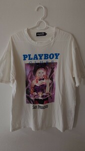 ヒステリックグラマー　HYSTERIC GLAMOUR　プレイボーイ　PLAY BOY　Tシャツ　白　ホワイト　サイズＭ　送料無料