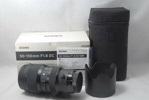 ★美品★ 即決 品薄 売切 シグマ SIGMA 50-100mm F1.8 DC HSM Art A016 キャノンマウント （R4-426)