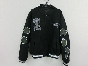 K【K20-96】【80サイズ】▲STUSSY ステューシー/長袖 パーカージャケット/メンズ/上着/アウター/※汚れ有