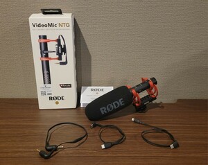 RODE ロード VideoMic NTG コンデンサーマイク ビデオマイク オンカメラ ショットガンマイクロホン 箱付き 中古品