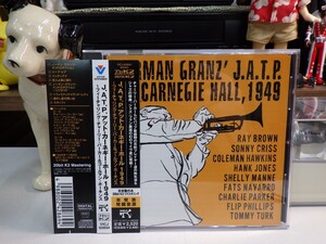 青9｜新品同様MINT！★CD / w/OBI★「Jatp At Carnegie Featuring Charlie Parker & Coleman Hawkins : Jazz At」チャーリーパーカー&コー