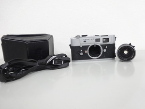 動作確認済み LEICA ライカ M5 Leitz WETZLAR フィルム カメラ レンジファインダー ELMARIT エルマリート 1:2.8/28 レンズ