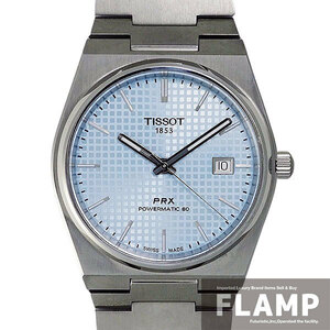 TISSOT ティソ PRX ピーアールエックス パワーマティック80 T137.407.11.351.00 自動巻き アイスブルー メンズ 腕時計【中古】