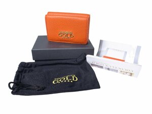 COCOCELUX GOLD 　　ココセリュックスゴールド　コンパクト　折りたたみ　　二つ折り　　財布　　箱付