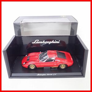 ☆京商 1/18 ランボルギーニ ミウラ P400 SV (赤) No.08313R Lamborghini Miura P400 SV (Red) KYOSHO【20