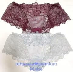 tutuanna❤︎premium 新品　高級レースショーツsetMチュチュアンナ