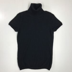 UNIQLO ユニクロ　カシミヤ100% 半袖ニット　タートルネックセーター　レディース　Mサイズ　31-75a