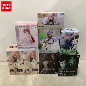 1円〜 未開封含 ルパン三世 PART6 MSP ルパン三世 SPY×FAMILY ちょこのせ プレミアム アーニャ&ボンド 他